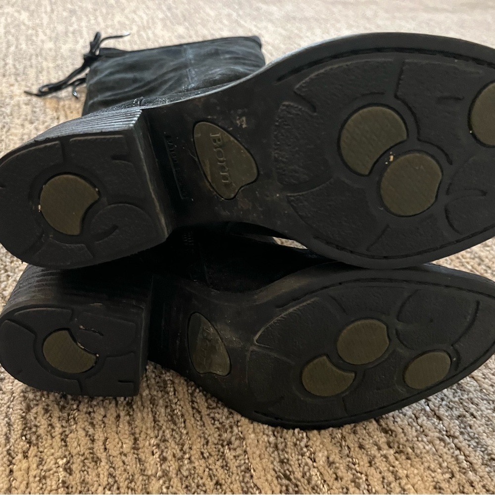 Born Black Suede Over-the-Knee Boots - Picture 6 of 8